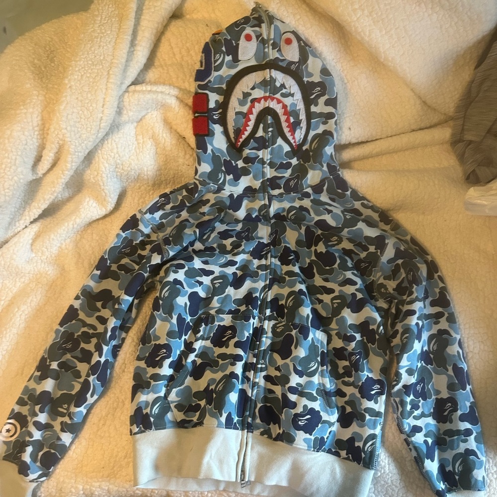 Blue Bape Hoodie
